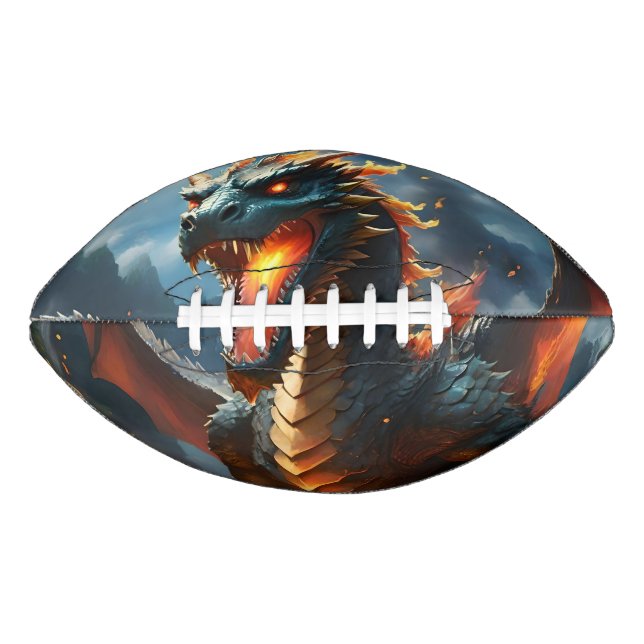 "Infernos Atem: Die Flamme des Drachen" Football (Vorderseite)