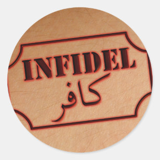 Infidel Runder Aufkleber