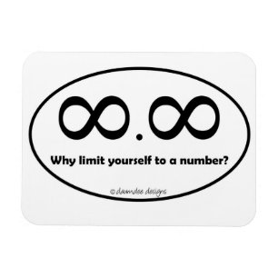 Infininity Punkt-Unendlichkeits-Abziehbild Magnet
