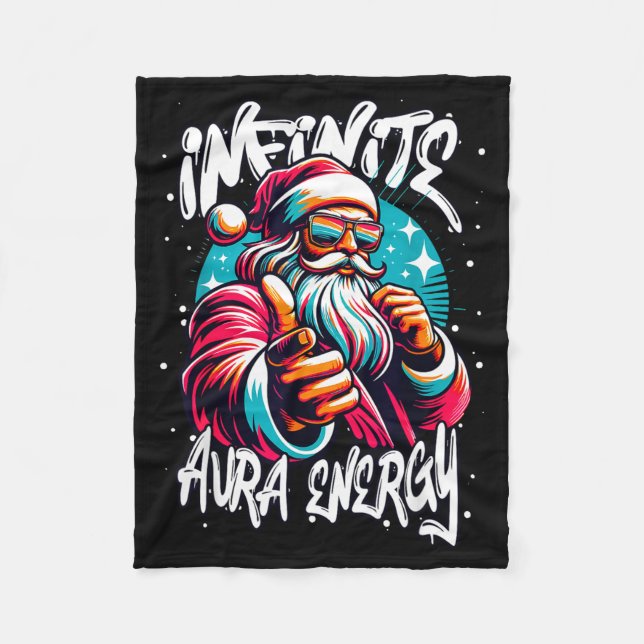 Infinite Aura Energy And Sigma Rizzmas  Fleecedecke (Vorderseite)