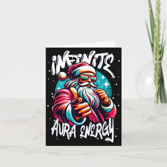 Infinite Aura Energy And Sigma Rizzmas  Karte (Vorderseite)