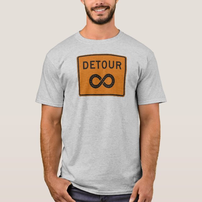 Infinite Detours Sign Cycling T-Shirt (Vorderseite)
