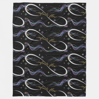 Infinite Flow Minimalist Frequency Fleece-Decke Fleecedecke
