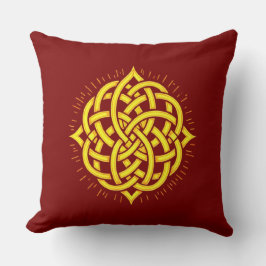Infinite Harmony: Sacred Mandala Celtic Symbol Art Kissen