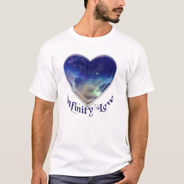 Infinite Love - Galaxy Heart T-Shirt (Vorderseite)