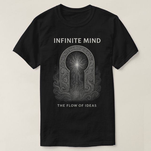 INFINITE MIND – The Flow of Ideas T-Shirt (Design vorne)