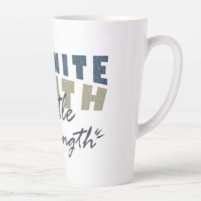 Infinite Truth, Gentle Strength Mugs & Cups Milchtasse (Rechts)