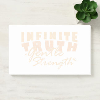 Infinite Truth, Gentle Strength  Post-it® Notes Post-it Klebezettel