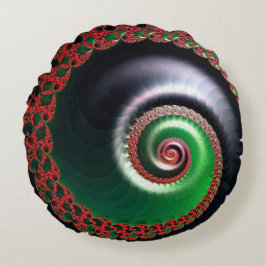 Infinite Whirl Rundes Kissen