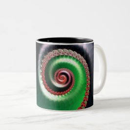 Infinite Whirl Zweifarbige Tasse