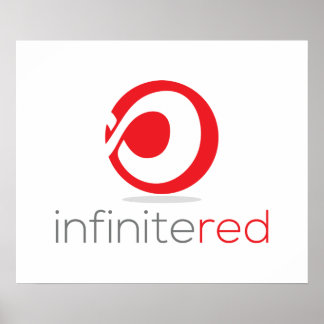 InfiniteRed-Logo-Poster Poster