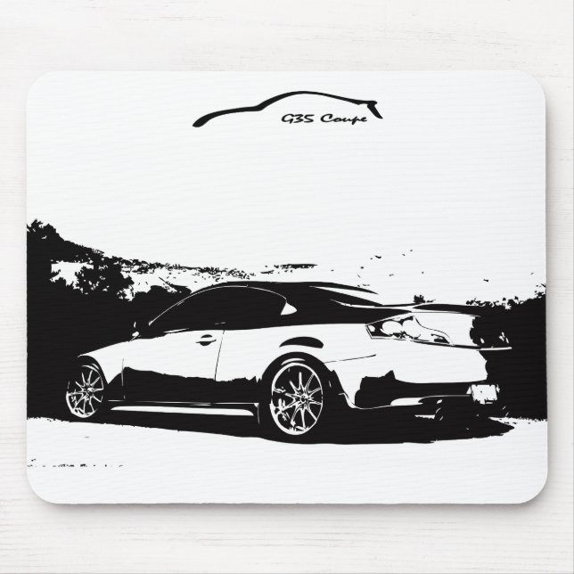 Infiniti G35 Coupé-Mausunterlage Mousepad (Vorne)