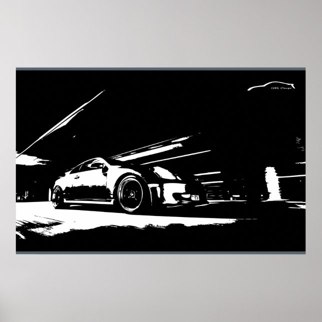 Infiniti G35 Coupe Rolling Shot Poster (Vorne)