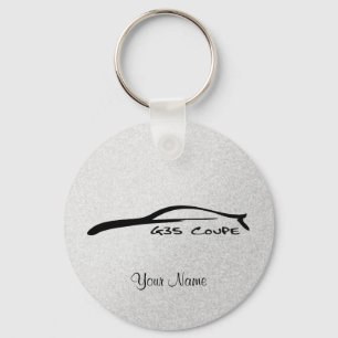 Infiniti G35 Coupe Silhouette Key-Chain (Silver) Schlüsselanhänger