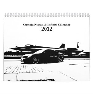 Infiniti u. Nissans kundenspezifischer Auto Kalender