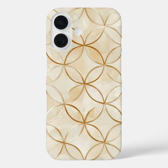 Infinity Circles Grid Case-Mate iPhone Hülle (Rückseite)
