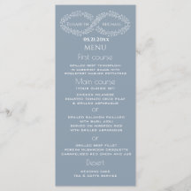 Infinity dusty blue botanic romantic elegant