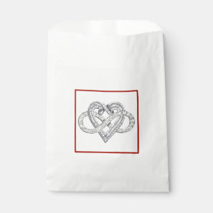 Infinity Heart Favor Bag Geschenktütchen