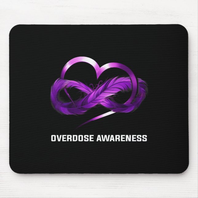 Infinity Heart Überdosis-Bewusstsein  Mousepad (Vorne)