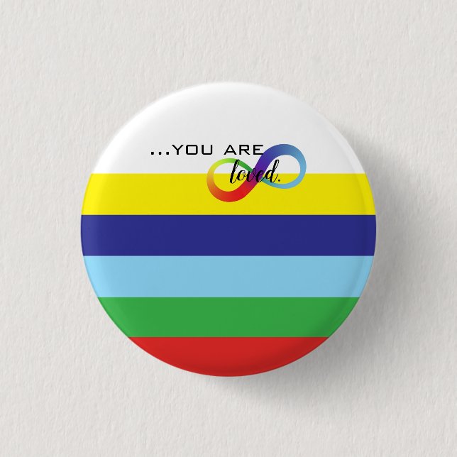 Infinity LGBTQ+ Pride-Tasche Button (Vorderseite)