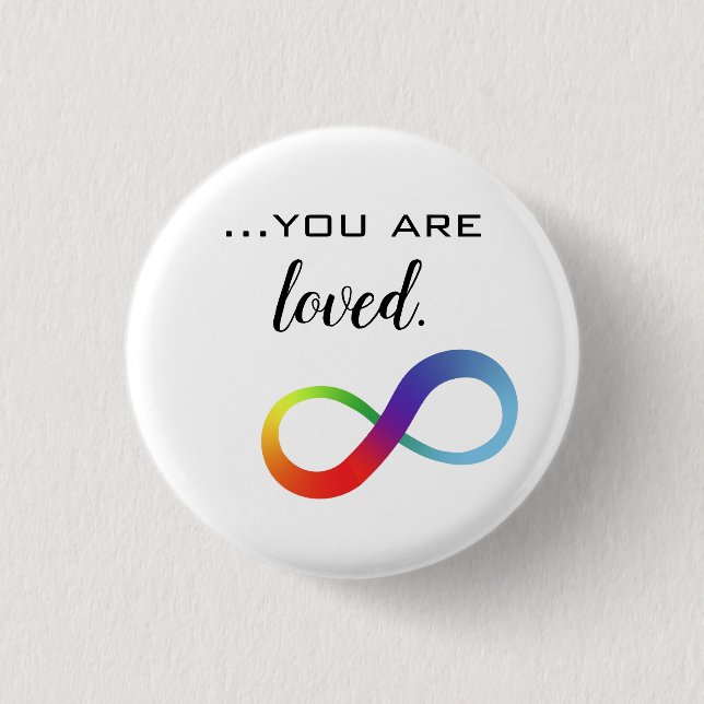 Infinity LGBTQ+ Pride-Tasche Button (Vorderseite)