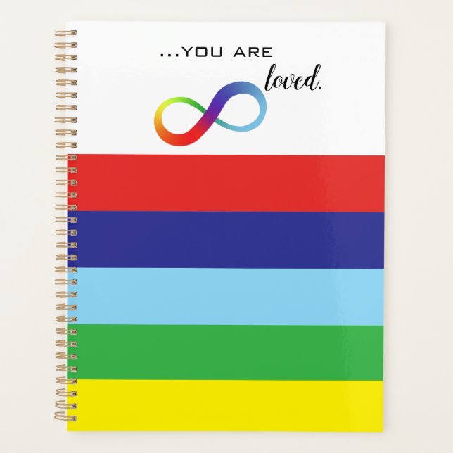 Infinity LGBTQ+ Pride-Tasche Planer (Vorderseite)