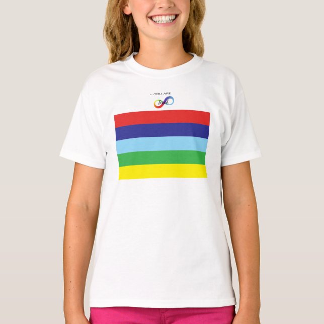 Infinity LGBTQ+ Pride-Tasche T-Shirt (Vorderseite)