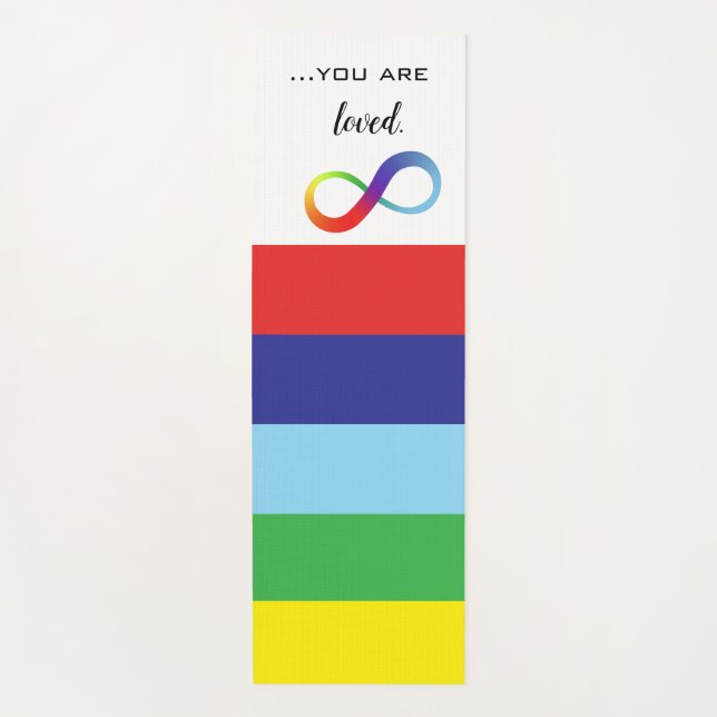 Infinity LGBTQ+ Pride-Tasche Yogamatte (Vorderseite)