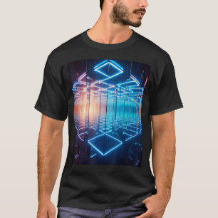 Infinity Mirrors Mesmeriing Art Design Tiefe Mirr T-Shirt