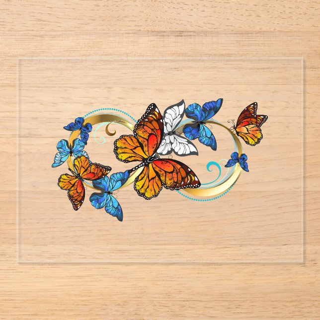 Infinity of Monarch Butterflies Acryleinladungen (Vorderseite)