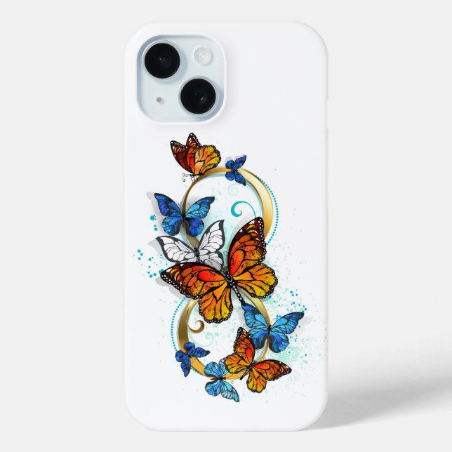 Infinity of Monarch Butterflies Case-Mate iPhone Hülle (Rückseite)