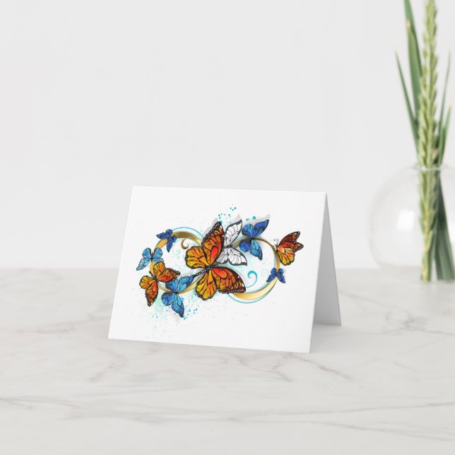 Infinity of Monarch Butterflies Einladung (Vorderseite)