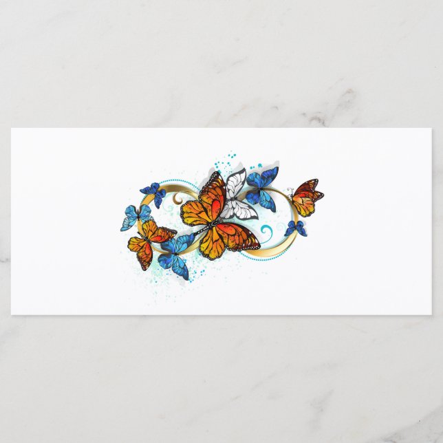 Infinity of Monarch Butterflies Menükarte (Vorderseite)