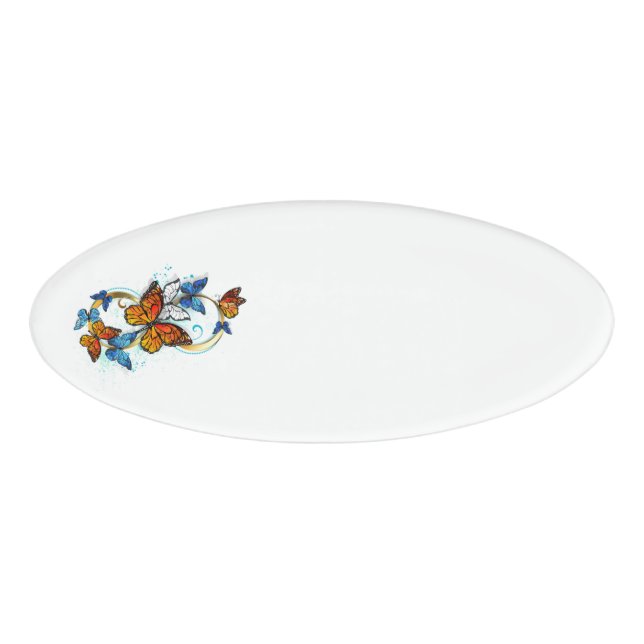 Infinity of Monarch Butterflies Namenschild (Vorderseite)