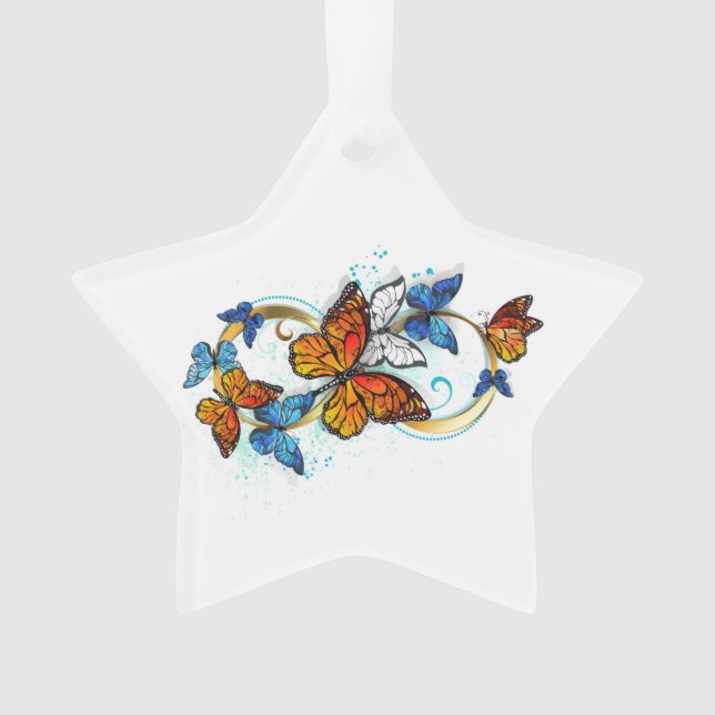 Infinity of Monarch Butterflies Ornament (Vorderseite)