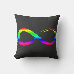 Infinity Symbol Lgbt Gay Pride Rainbow Eternity Kissen