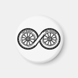Infinity Two Wheels Freedom Magnet