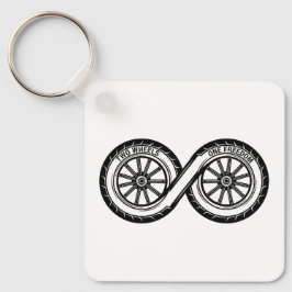 Infinity Two Wheels Freedom Schlüsselanhänger