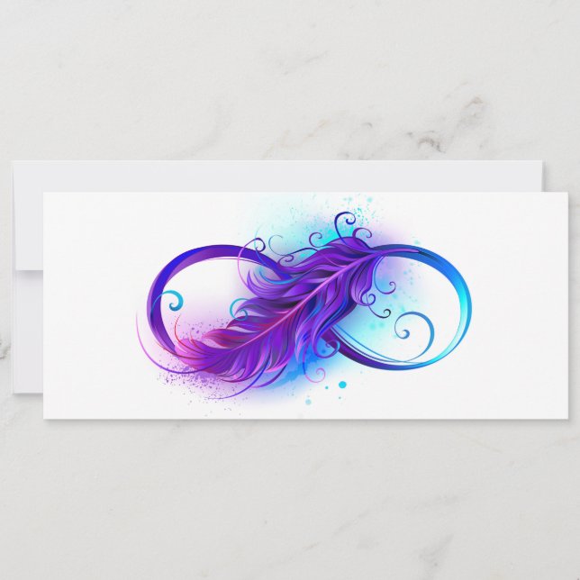 Infinity with Purple Feather (Vorderseite)