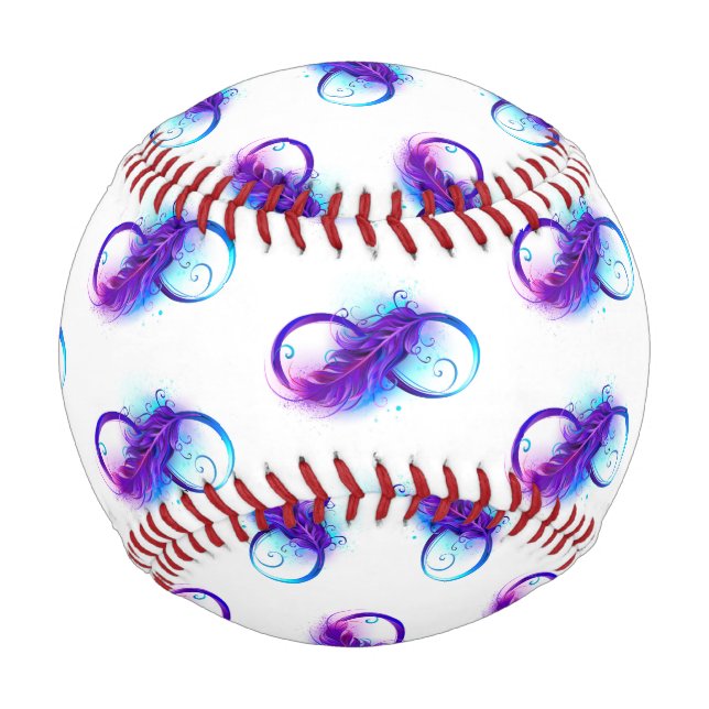 Infinity with Purple Feather Baseball (Vorderseite)