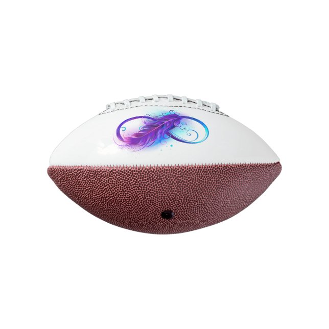 Infinity with Purple Feather Football (Gedreht 270)