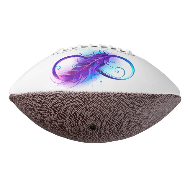 Infinity with Purple Feather Football (Gedreht 270)