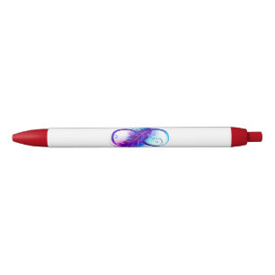Infinity with Purple Feather Kugelschreiber
