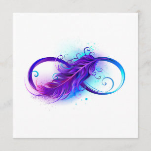 Infinity with Purple Feather Programm