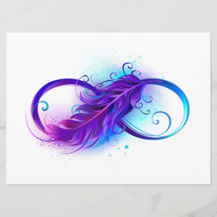 Infinity with Purple Feather Programm