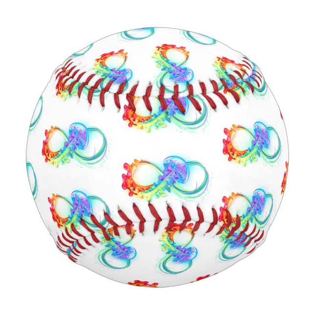 Infinity with Rainbow Jellyfish Baseball (Vorderseite)