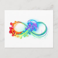 Infinity with Rainbow Jellyfish
