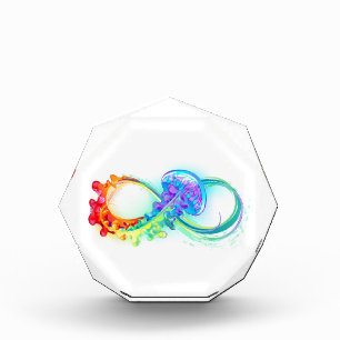 Infinity with Rainbow Jellyfish Fotoblock