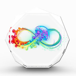 Infinity with Rainbow Jellyfish Fotoblock