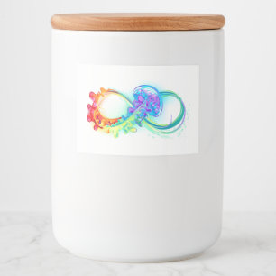 Infinity with Rainbow Jellyfish Lebensmitteletikett